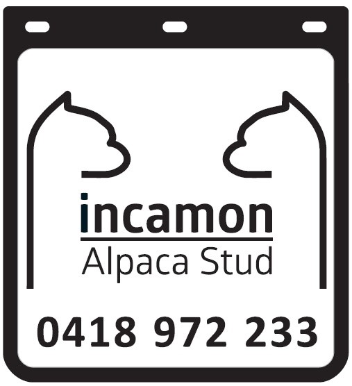 Incamon Alpaca Stud mudflap design
